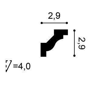 C230-orac-purotouch-cornice-cross-section C230 cornice profile cross-section with dimensions