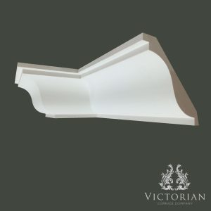 C36 large ogee plaster cornice with smooth sweeping curved profile handmade in Birmingham UK