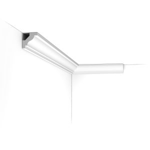 C230 cornice profile shown installed in a room corner