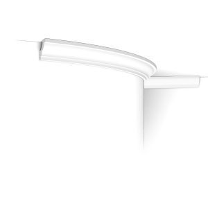Flexible Orac cornice moulding slim curved profile lightweight coving