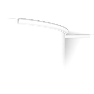Flexible Orac cornice moulding minimal curved profile lightweight coving