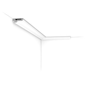 C360 Orac lighting cornice installed along the ceiling with integrated LED channel
