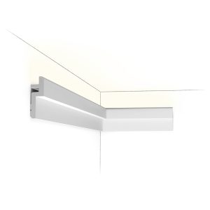Orac C394 LED Lighting Cornice Orac C394 contemporary LED lighting cornice with concealed indirect uplighting and clean architectural profile