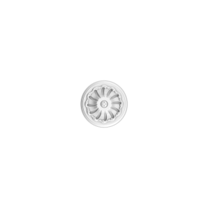 Orac small decorative ceiling rose floral petal design lightweight