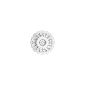 Orac small ceiling rose detailed floral radial design lightweight