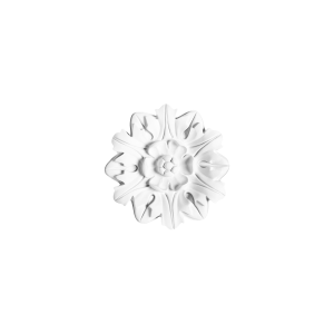 Orac decorative ceiling rose leaf floral design lightweight