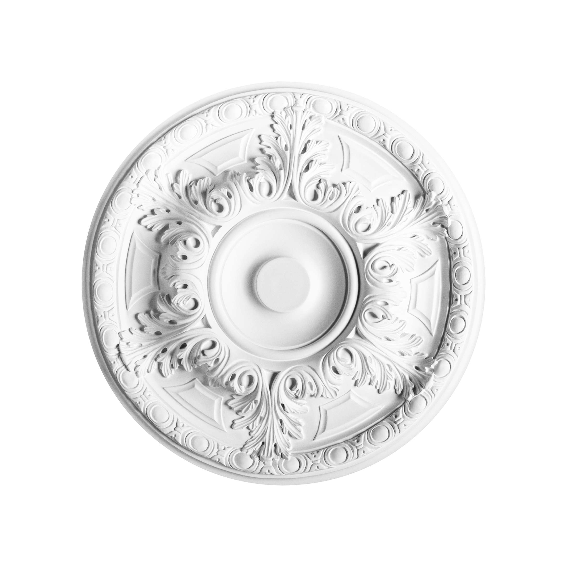 Orac ceiling rose large ornate acanthus leaf decorative border lightweight