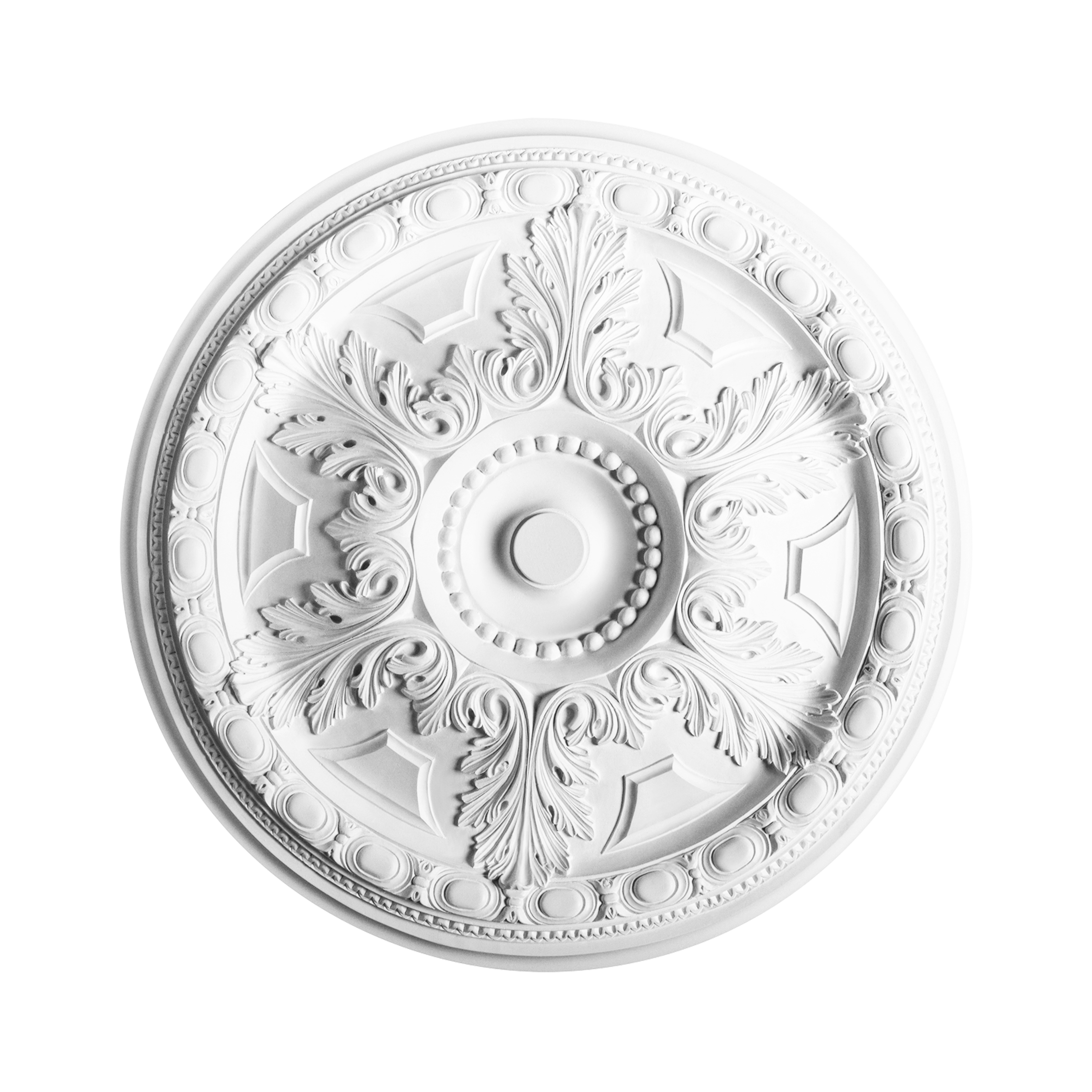 Orac ceiling rose large acanthus leaf symmetrical decorative border lightweight