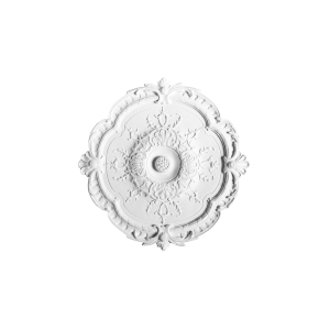 Orac ceiling rose decorative scalloped edge floral centre lightweight