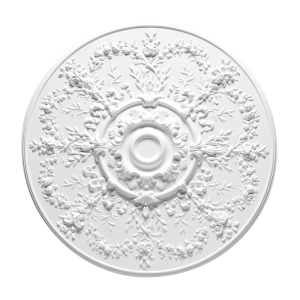 Orac ceiling rose ornate floral garland ribbon detail large lightweight