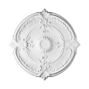 Orac ceiling rose decorative shell leaf floral centre lightweight