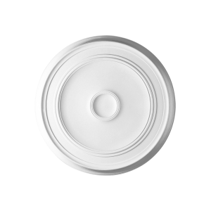 Orac ceiling rose plain concentric circle design lightweight minimalist