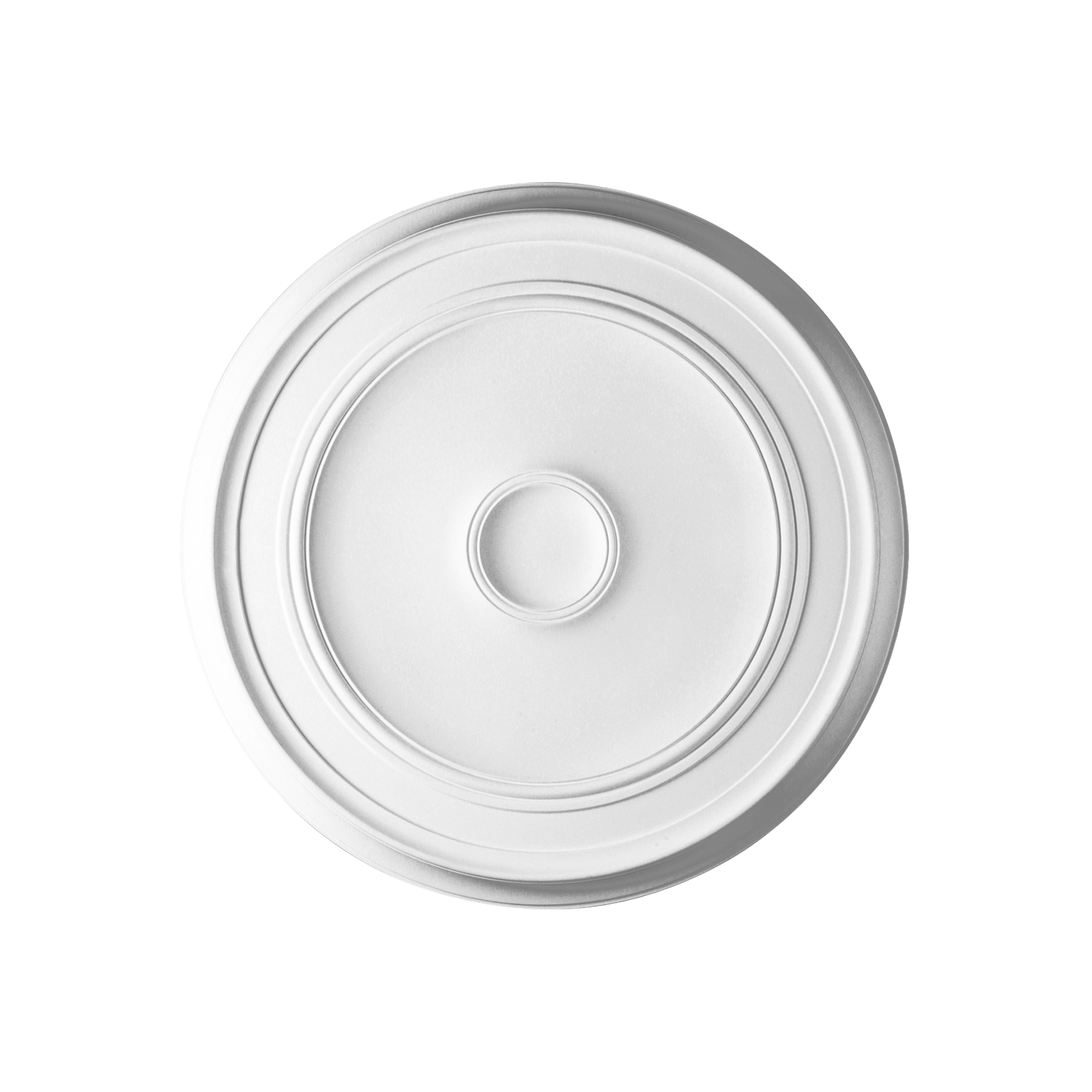 Orac ceiling rose plain concentric circle design lightweight minimalist