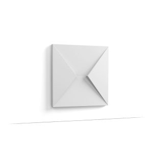 Orac W106 decorative wall panel element in white duropolymer