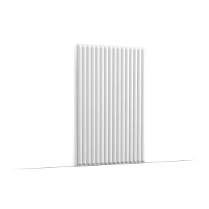 Orac W215 3D wall panel with vertical rounded fluted design