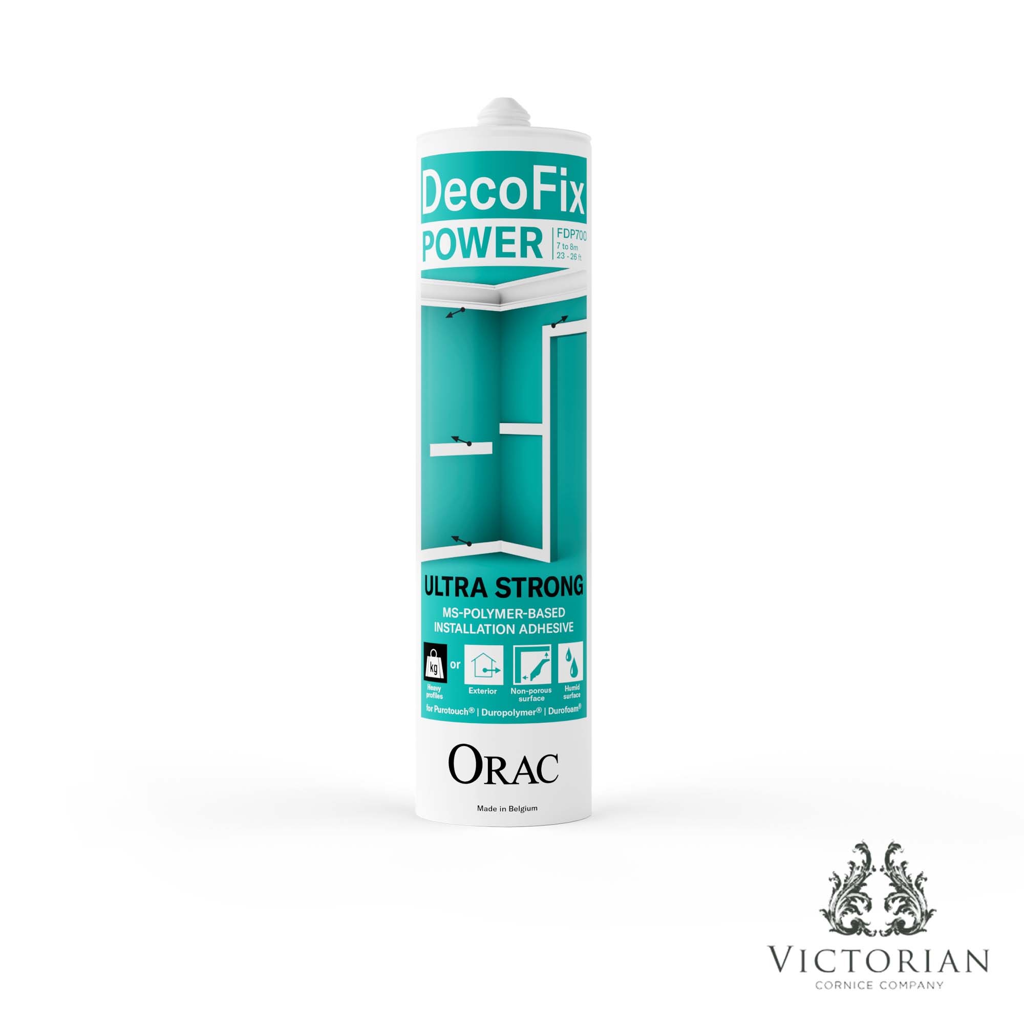 Orac DecoFix Power FDP700 high strength installation adhesive for decorative mouldings