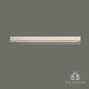 P48 handmade plaster dado rail with a decorative beaded profile, ideal for traditional interiors and classic wall panelling.