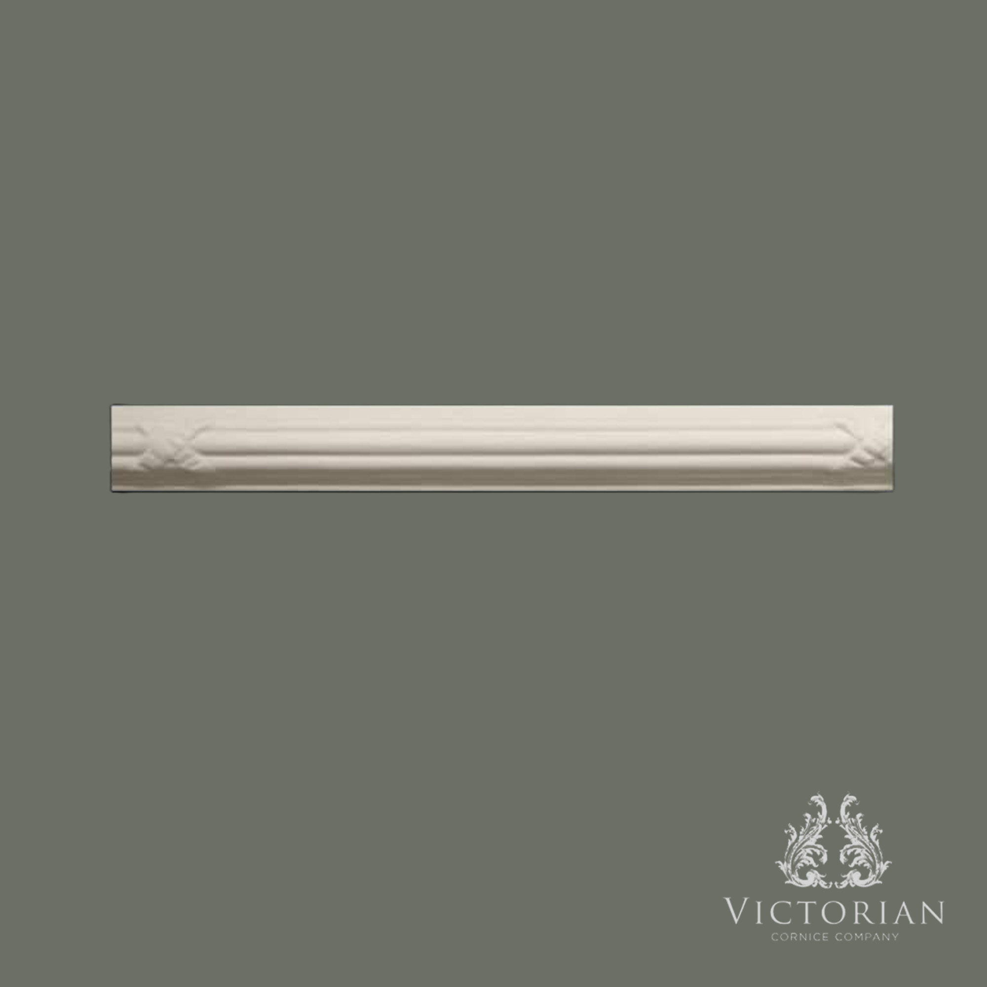 P48 handmade plaster dado rail with a decorative beaded profile, ideal for traditional interiors and classic wall panelling.