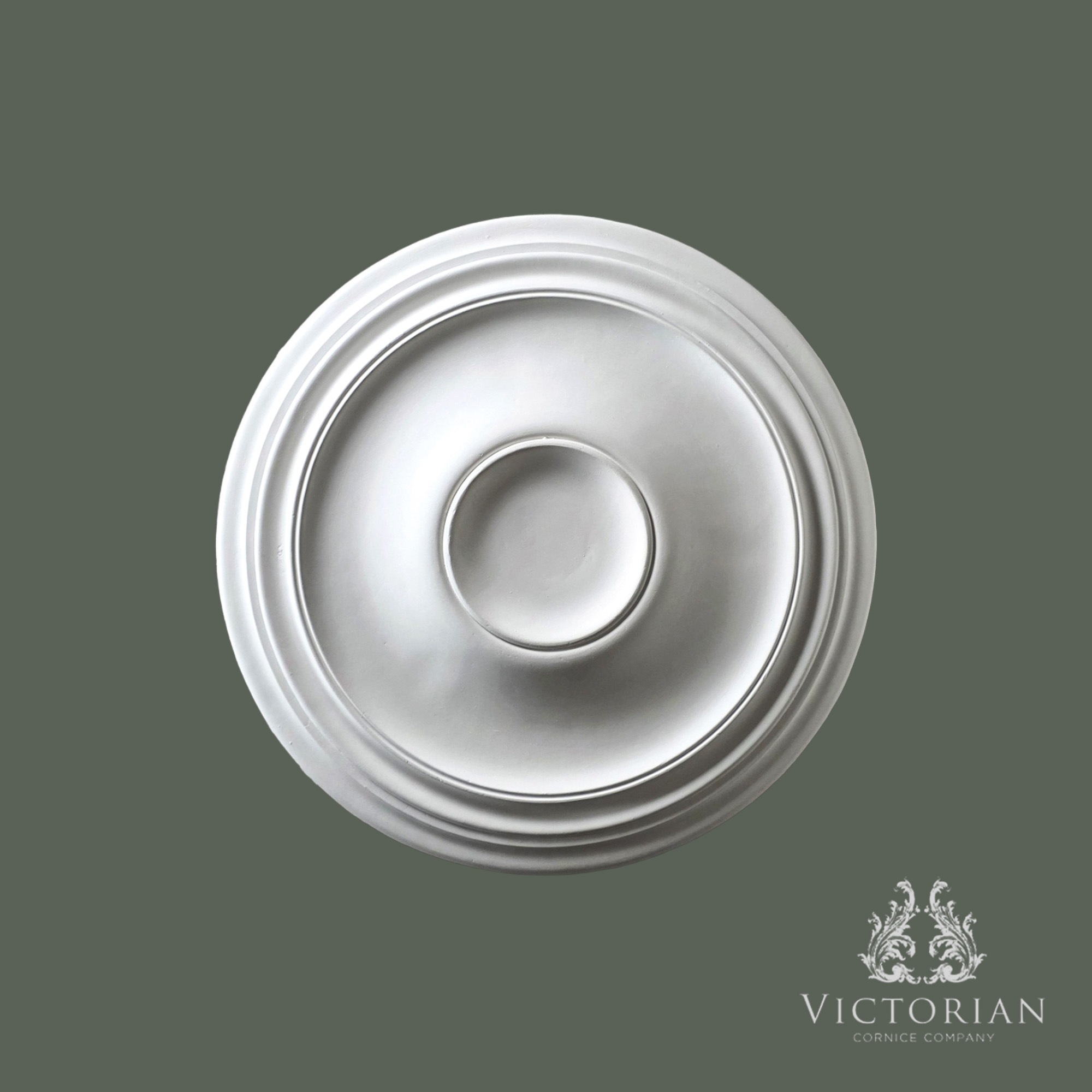 R13 plaster ceiling rose 510mm plain circular design decorative ceiling centre