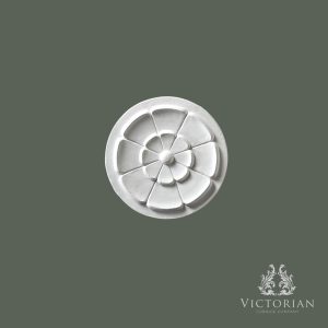 R30 plaster ceiling rose 200mm small petal design circular ceiling centre