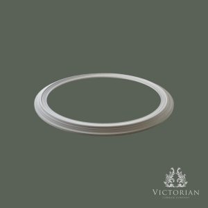 R34A Plaster Ceiling Ring – 920mm Side Profile R34A plaster ceiling ring 920mm side profile showing plain moulded detail and depth