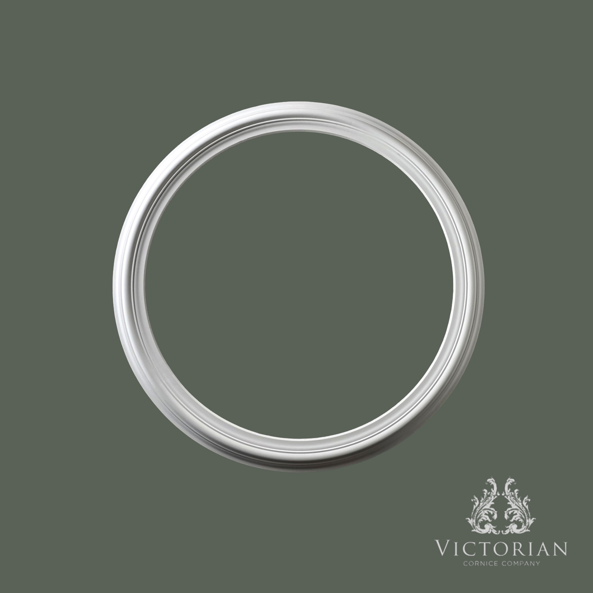 R52A plaster ceiling ring 750mm plain stepped circular ring detail