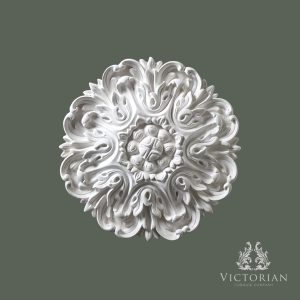 R60 plaster ceiling rose 440mm ornate acanthus leaf design decorative ceiling centre