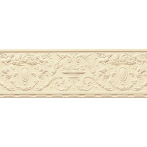 Lincrusta RD1947FR Anne Frieze decorative embossed wall frieze with floral urn and cherub design