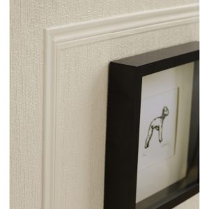 Lincrusta RD1953 Border installed as a decorative wall border in a contemporary interior