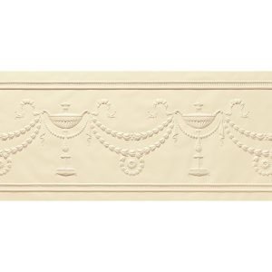 Lincrusta RD1955FR Adam Frieze decorative embossed wall frieze with neoclassical urns, swags and garlands