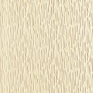 Lincrusta textured wallcovering with abstract vertical pattern in cream finish