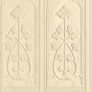 Lincrusta RD1967FR Gothic Dado embossed wall panel with Gothic arches and stylised leaf motifs